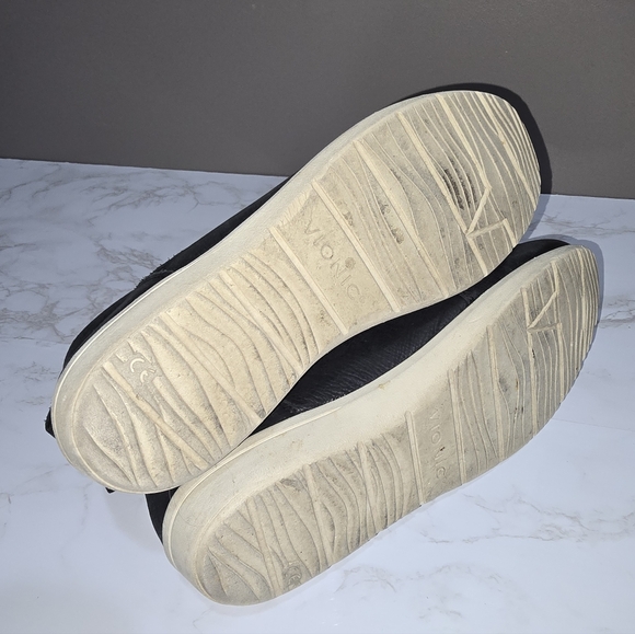 Women's Vionic Shawna High Top Black Leather Boots Sz 10 - Picture 7 of 7